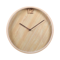 12 reloj de pared de madera