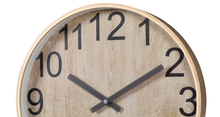Wall Clock Wooden Plywood