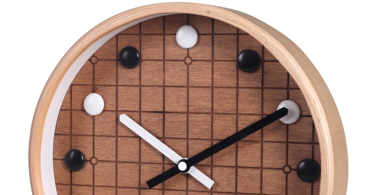 Wood Case Wall Clock