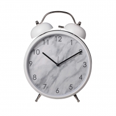 Metal twin bell alarm clock