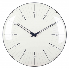 14 frameless wall clock with clips