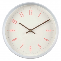 25cm plastic wall clock